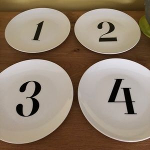 American Atelier plates Number 1-4 8" diameter